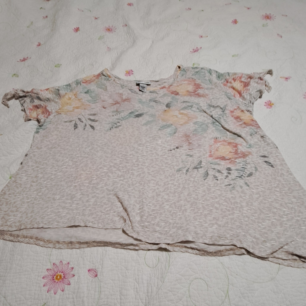 Catherines Pastel Floral Blouse